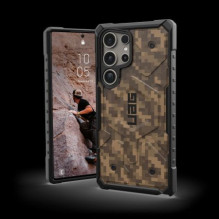 UAG UAG Pathfinder Magnet SE case for Samsung Galaxy S24 Ultra with magnetic module - brown camouflage