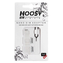 Hurtel Noosy Adapter Nano Micro Sim 3in1 iPhone Set + key