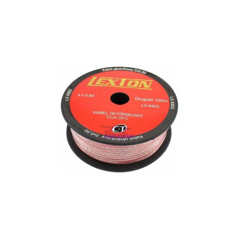 Lexton 2x0.50 cca-ofc speaker cable