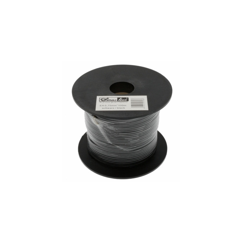 Sinuslive lgys power cables 2.5qmm/ price per meter black