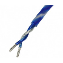 Ofc susuktas garsiakalbio laidas 2x 2,5 mm², mėlynas/ sidabrinis