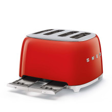 Smeg toaster 4x4 50´style red tsf03rdeu