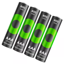 GP R03 AAA ReCyko PRO 800mAh baterijos 4 vnt. (nauja pakuotė)