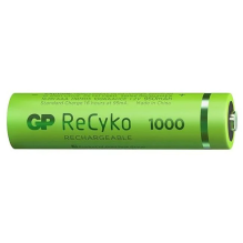 GP R03 AAA Recyko 1000 950mAh bulk įkraunamos baterijos 10 vnt.