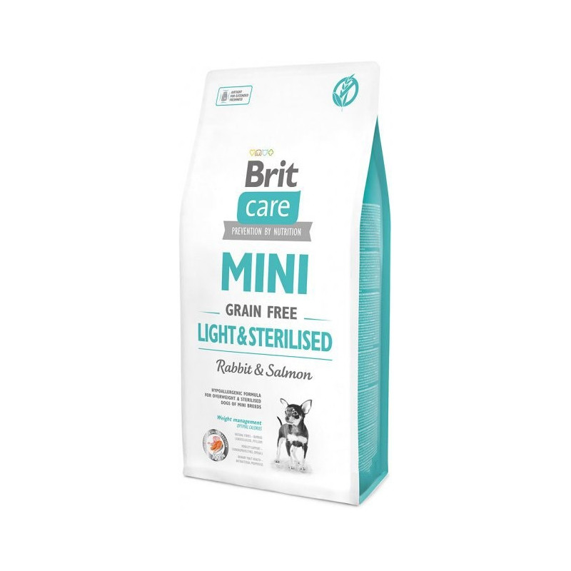 BRIT Care Grain Free Mini Light &amp; Sterilised - dry dog food - 7kg