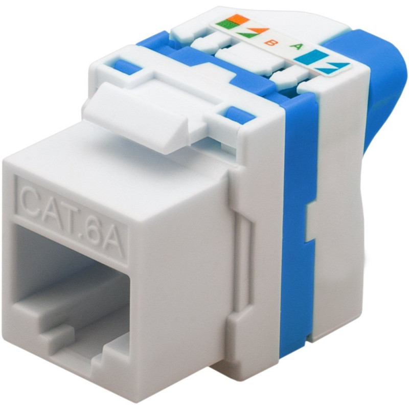 Techly CAT 6a KeyStone RJ45 lizdas UTP neekranuotas IWP-MD C6A / UROTT