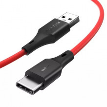 USB-C laidas BlitzWolf BW-TC15 3A 1,8 m (raudonas)