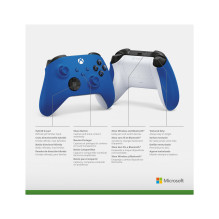 „Microsoft XBOX“ serijos belaidis valdiklis Shock Blue