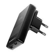 Essager ECT65W-QCB01-Z GaN 65W A+C Charger (black)