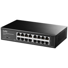 Cudy GS1016 network switch Gigabit Ethernet (10 / 100 / 1000) Black