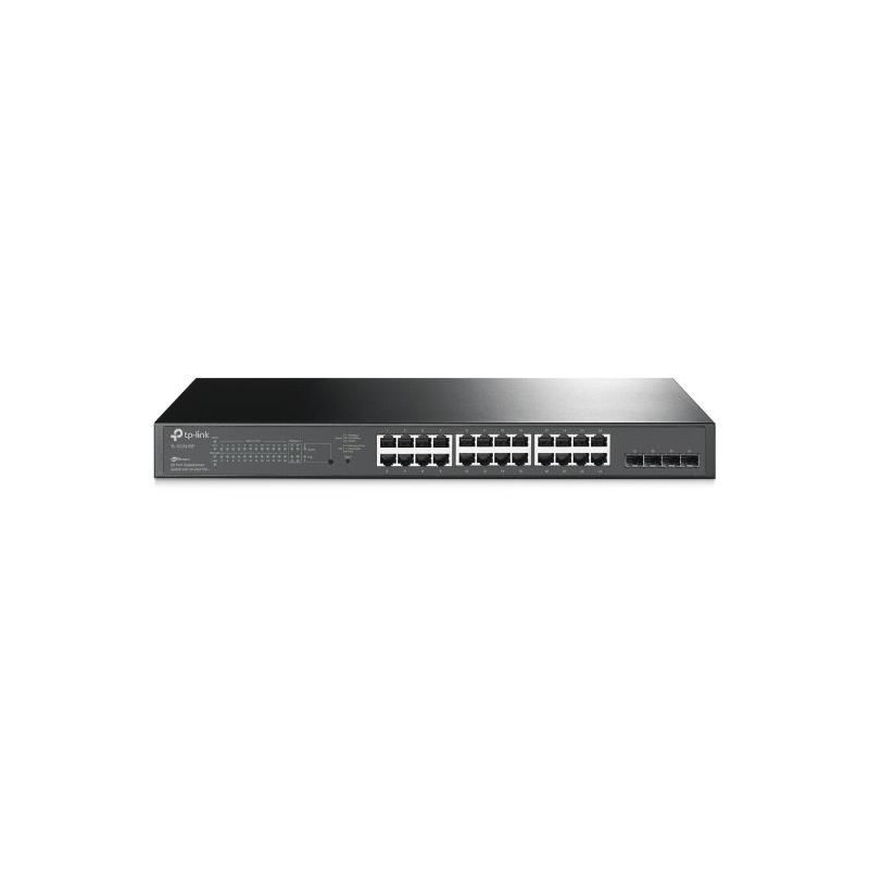 TP-Link jungiklis, , TL-SG2428P, tipas L2+, 24x10Base-T / 100Base-TX / 1000Base-T, 4xSFP, PoE+ prievadai 24, 250 vatų, T