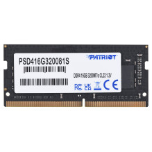 Patriot Memory Signature PSD416G320081S atminties modulis 16 GB 1 x 16 GB DDR4 3200 MHz