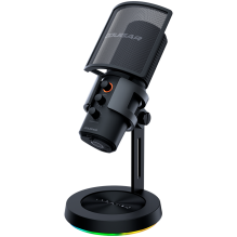 Cougar I Screamer-X I 3H500MK3B.0001 I MicrophoneI 3 Omni-Dimesion Mic / Noise Reduction / Pop Filter / RGB Base