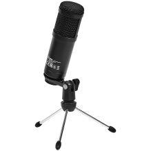 LORGAR Soner 313, Gaming Microphone, USB condenser microphone with Volume Knob & Echo Knob, Frequency Response: 80 Hz—17