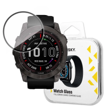 Wozinsky Watch Glass hybrid glass for Garmin Fenix 7X black