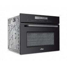 Compact built-in oven with microwave function Lord B5, black