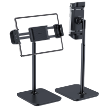 Acefast telescopic phone and tablet holder (135-230mm wide) for the desk 360 ° black (E4 black)