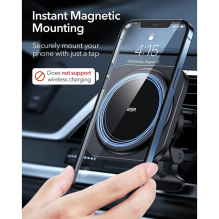 ESR HALOLOCK MAGSAFE MAGNETIC CAR MOUNT SET BLACK