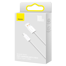 Baseus Dynamic Series USB cable - USB Type C 100W 2m white (CALD000702)