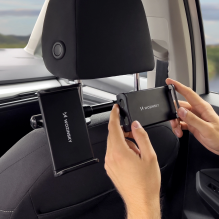 Wozinsky dual car phone holder for headrest black (WTHBK1)