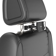 Wozinsky car headrest holder with hanger black (WTHBK2)