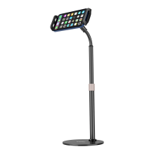 Wozinsky stand for tablet and phone on the desk black (WTHBK4)