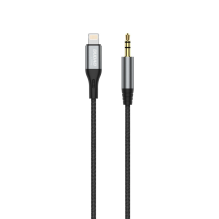 Dudao audio cable Lightning - mini jack 3.5mm 1m gray (L11PRO)