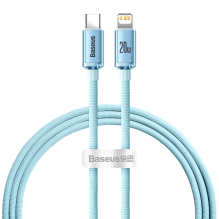 Baseus CAJY001303 Lightning - USB-C PD cable 20W 480Mb / s 1.2m - blue