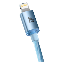 Baseus CAJY001303 Lightning - USB-C PD cable 20W 480Mb / s 1.2m - blue