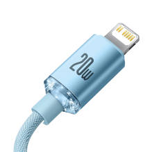 Baseus CAJY001303 Lightning - USB-C PD cable 20W 480Mb / s 1.2m - blue