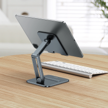 Baseus Desktop Biaxial Foldable metal tablet stand gray (LUSZ000113)