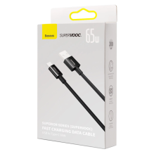 Baseus Superior Series SUPERVOOC USB-A to USB-C cable 65W 2m black