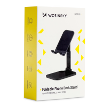 Wozinsky Desk Phone Stand Tablet Stand Foldable Black (WFDPS-B1)