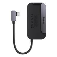 Baseus PadJoy universal 6in1 USB-C USB-C HUB for tablet / smartphone - dark gray