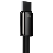 Baseus Tungsten Gold cable USB-A - USB-C 480Mb / s 100W 1m black (CAWJ000001)