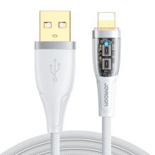 Joyroom Star-Cloud Series A3 USB-A / Lightning Cable 2.4A 1.2m with Smart Switch - White