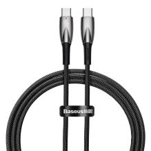 Baseus CADH000701 USB-C - USB-C PD cable 100W 5A 480Mb / s 1m - black