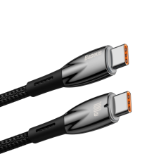 Baseus CADH000701 USB-C - USB-C PD cable 100W 5A 480Mb / s 1m - black