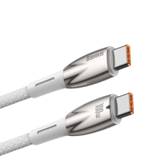 Baseus CADH000802 USB-C - USB-C PD cable 100W 5A 480Mb / s 2m - white