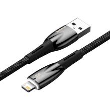 Baseus Glimmer Series cable USB-A - Lightning 480Mb / s 2.4A 2m black