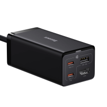 Baseus fast charger GaN5 Pro HUB HDMI 2 x USB-C / USB-A / HDMI 4K 30Hz 1.5m black + USB-C cable - USB-C 100W 40Gb / s (U