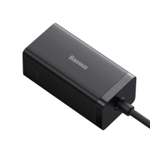 Baseus fast charger GaN5 Pro HUB HDMI 2 x USB-C / USB-A / HDMI 4K 30Hz 1.5m black + USB-C cable - USB-C 100W 40Gb / s (U