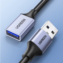 Ugreen extension cord adapter cable USB (male) - USB (female) 3.0 5Gb / s 2m gray (US115)