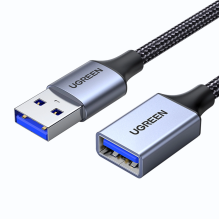 Ugreen extension cable adapter USB (male) - USB (female) 3.0 5Gb / s 1m gray (US115)