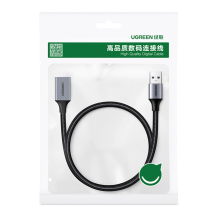 Ugreen extension cable adapter USB (male) - USB (female) 3.0 5Gb / s 1m gray (US115)