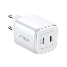 Quick charger GaN 2 x USB-C 45W QC PD Ugreen CD294 - white