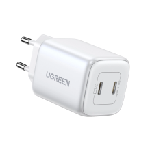 Quick charger GaN 2 x USB-C 45W QC PD Ugreen CD294 - white