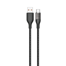 Fast charging cable 120W 1m USB - USB-C Dudao L22T - gray