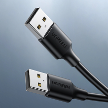 Ugreen USB cable - USB 2.0 480Mb / s 0.25m black (US102)