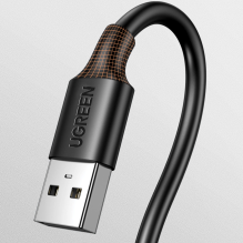 Ugreen USB cable - USB 2.0 480Mb / s 0.25m black (US102)